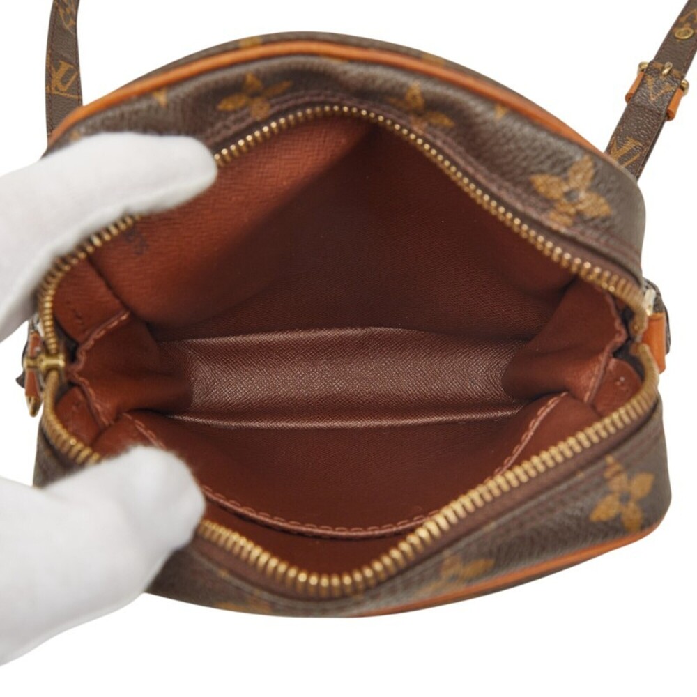 Louis Vuitton Monogram Danube Crossbody Shoulder Bag M45266 Brown Leather Wom... - Picture 10 of 12